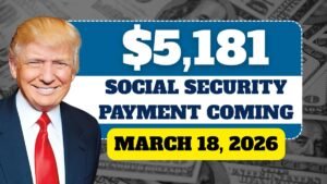 $5,181 Social Security Payment Coming March 18, 2026 – Check If You’re on the List to Get Paid!