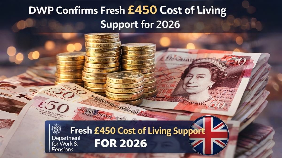 DWP Confirms Fresh £450 Cost of Living Support for 2026