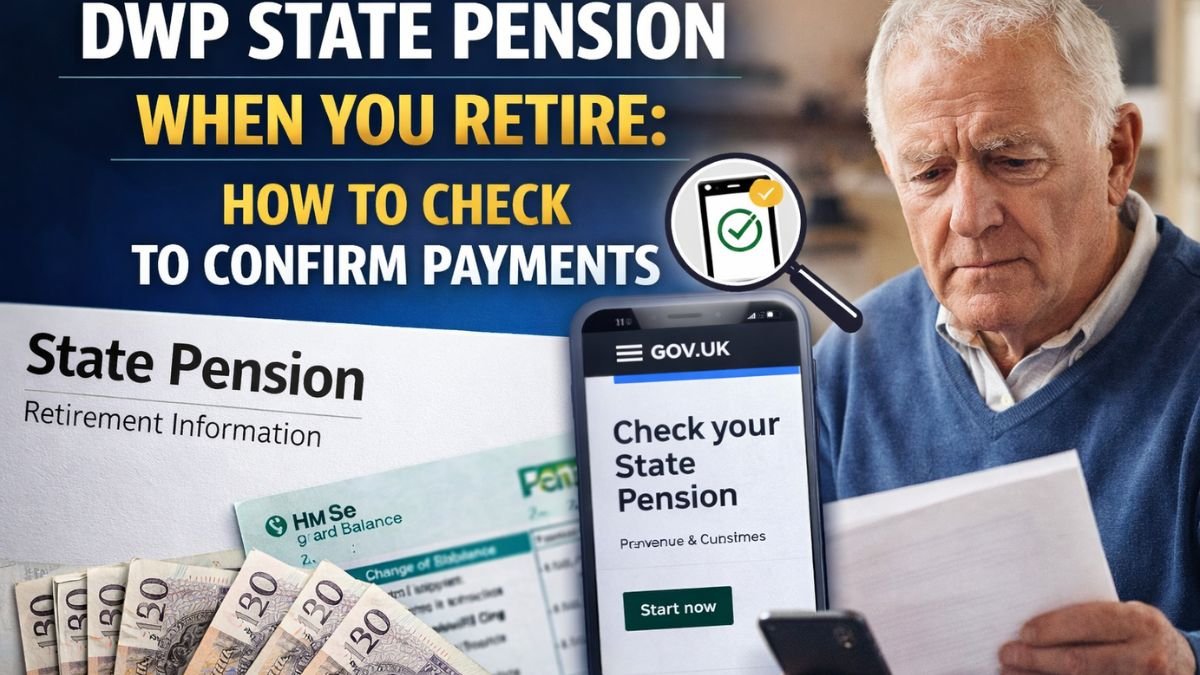 DWP state pension when you retire - how to check to confirm payments
