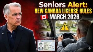 New senior driving license rules in Canada starting March 25 2026 nationwide