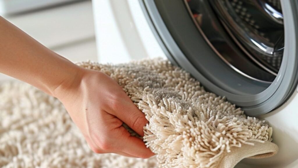 Pochi lo sanno, ma i tappeti del bagno non vanno mai lavati in lavatrice con il resto della biancheria