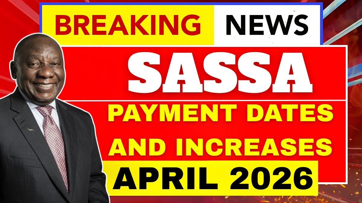 SASSA payment dates and increases for April 2026 confirmed