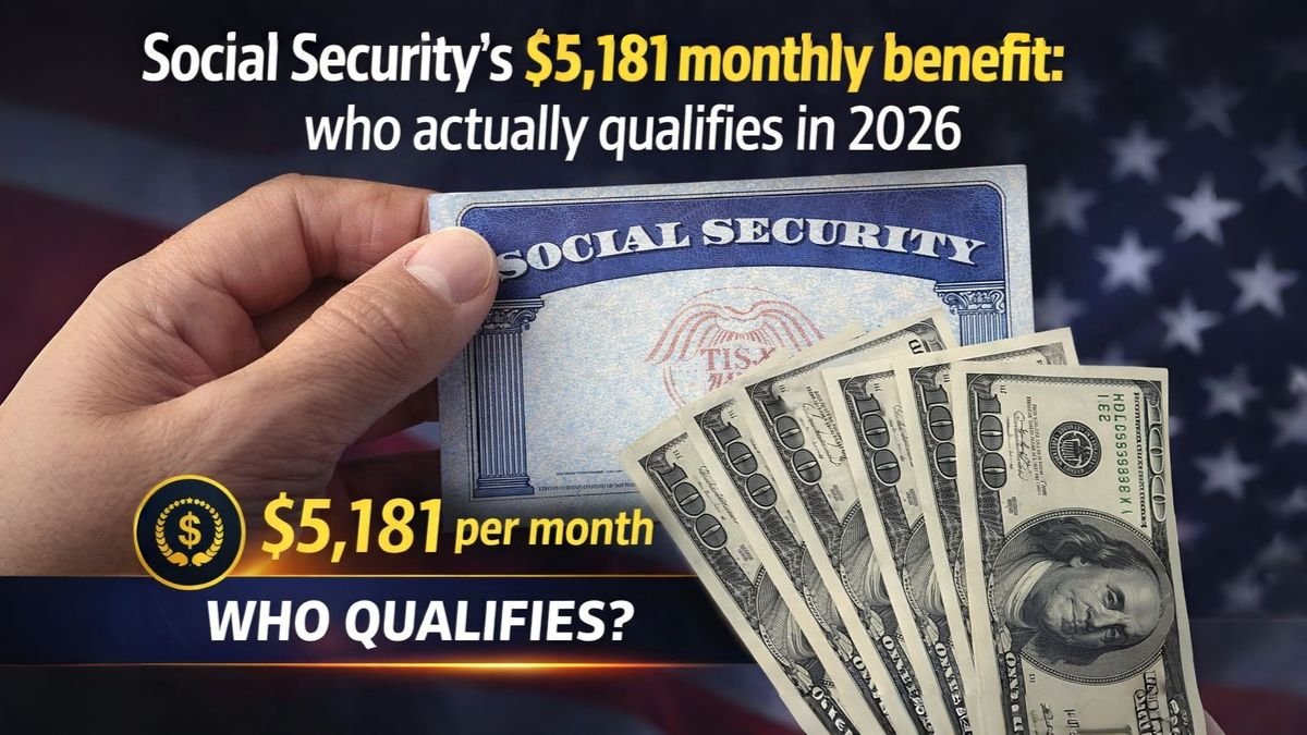 Social Security’s $5,181 monthly benefit who actually qualifies in 2026