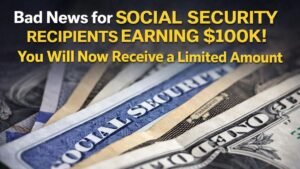 Bad News for Social Security Recipients Earning $100K! You Will Now Receive a Limited Amount.