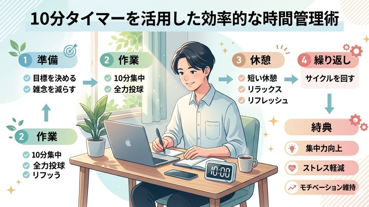 10分タイマーを活用した効率的な時間管理術