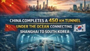 450 KM Ocean Tunnel Connects Shanghai and South Korea: China’s Mega Project Completed