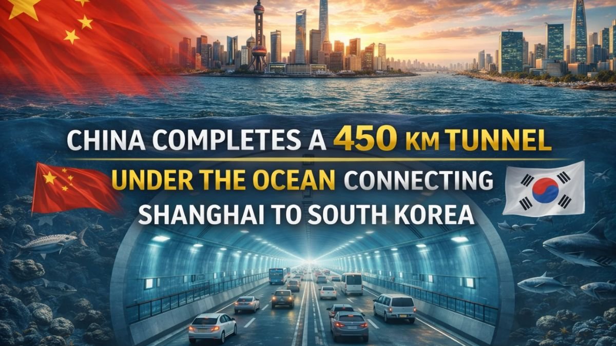 450 KM Ocean Tunnel Connects Shanghai and South Korea: China’s Mega Project Completed
