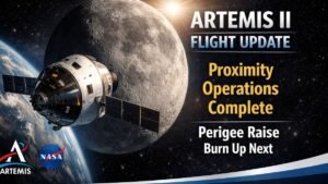 Artemis II Flight Update: Proximity Operations Complete, Perigee Raise Burn Up Next