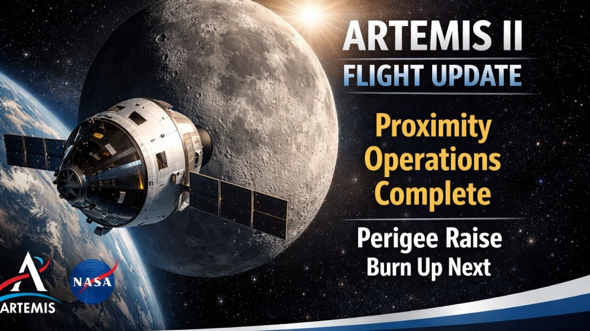 Artemis II Flight Update: Proximity Operations Complete, Perigee Raise Burn Up Next