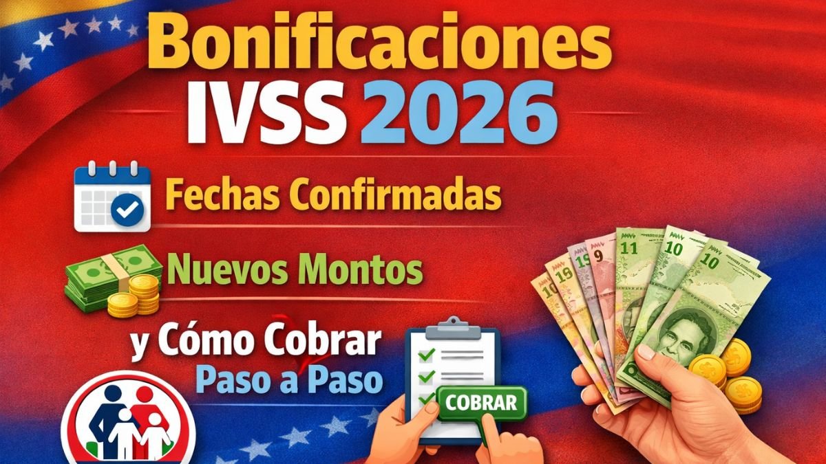 Bonificaciones IVSS 2026: Fechas Confirmadas, Nuevos Montos y Cómo Cobrar Paso a Paso
