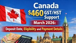 Canada $460 GST/HST Support March 2026: Deposit Date, Eligibility and Payment Details