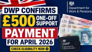 DWP Confirms £500 One‑Off Support Payment for April 2026 – Check Eligibility Now