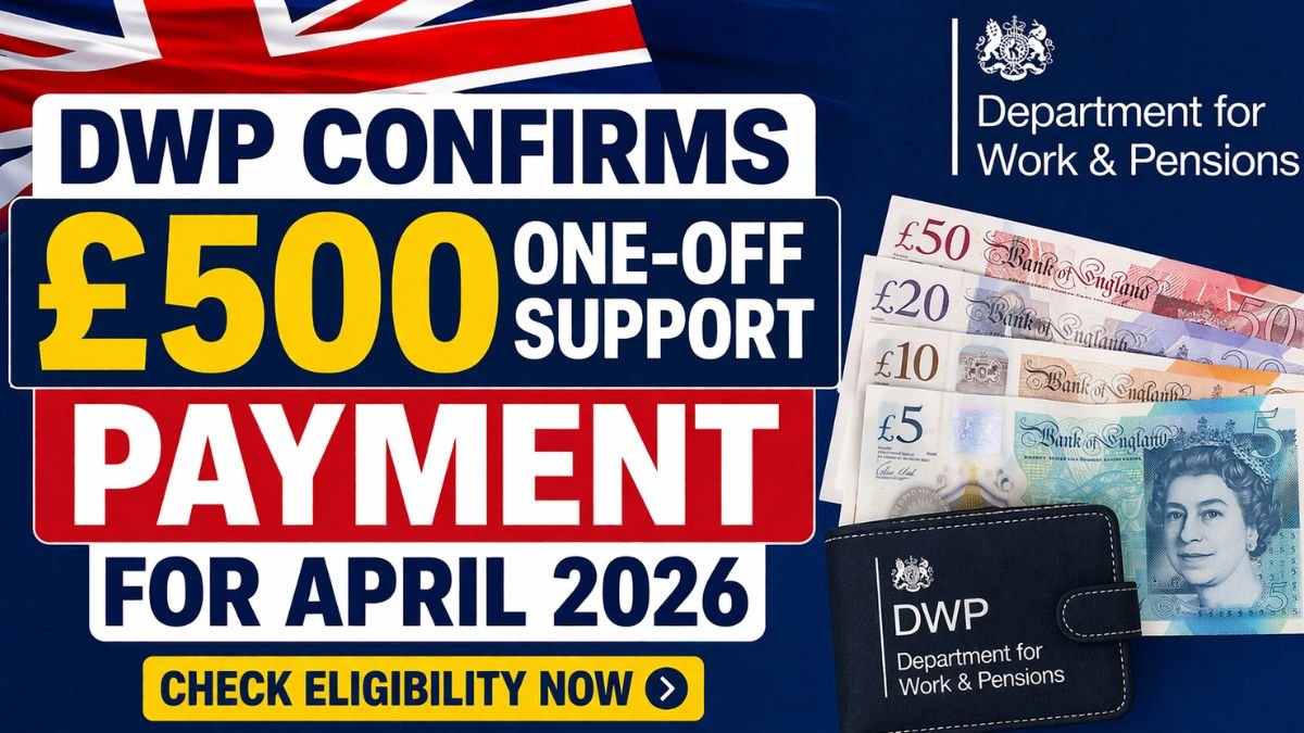 DWP Confirms £500 One‑Off Support Payment for April 2026 – Check Eligibility Now