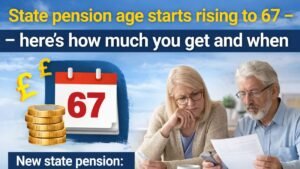 State pension age starts rising to 67 – here’s how much you get and when