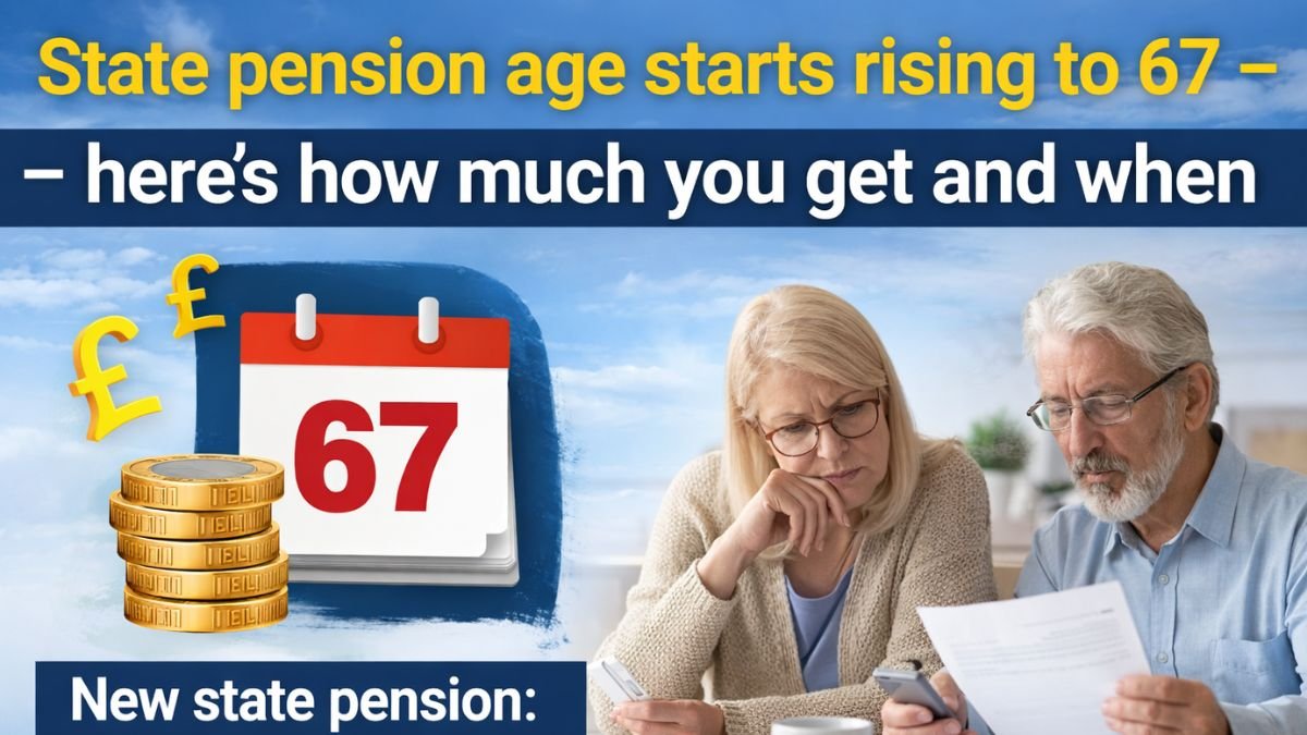 State pension age starts rising to 67