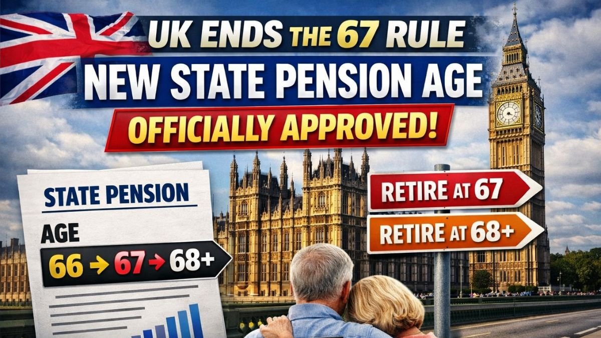 UK Ends the 67 Rule New State Pension Age Officially Approved