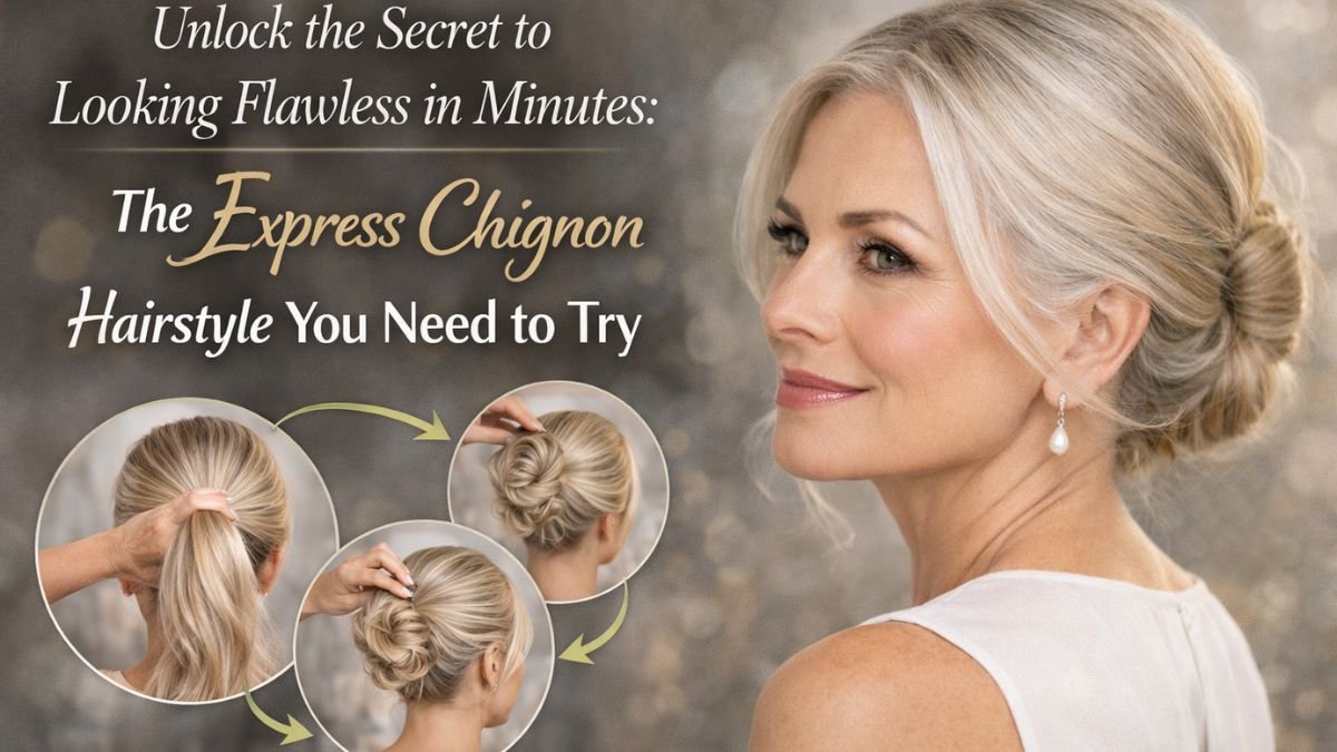 Unlock the Secret to Looking Flawless in Minutes: The Express Chignon Hairstyle You Need to Try