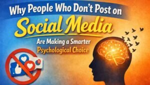 Why People Who Don’t Post on Social Media Are Making a Smarter Psychological Choice
