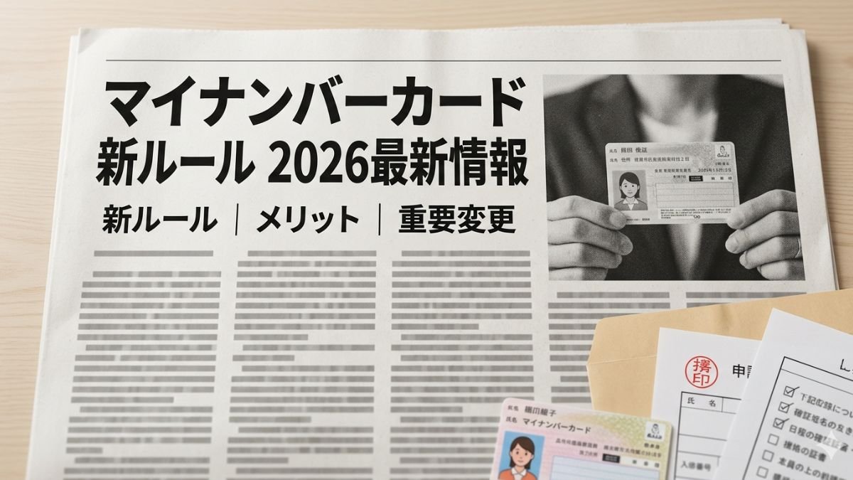 マイナンバーカード2026最新情報｜新ルールとメリット