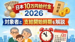 日本10万円給付金2026｜対象者と支給開始時期を解説